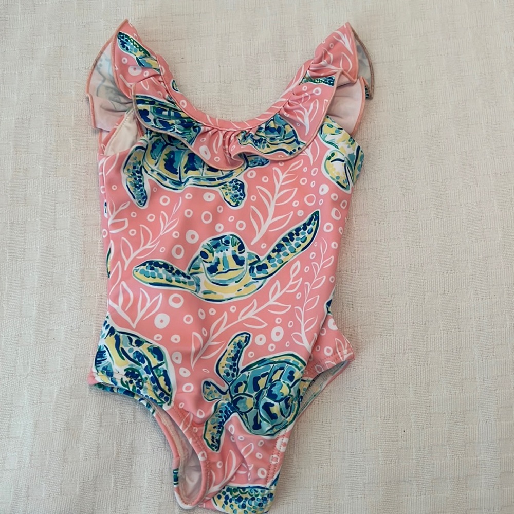 Boutique Little Girls Swimsuit